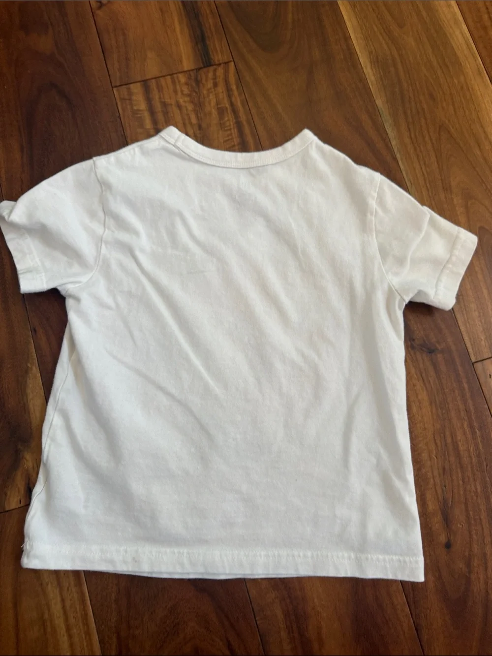 GAP White Tee with Multicolor Dinosaur Crew